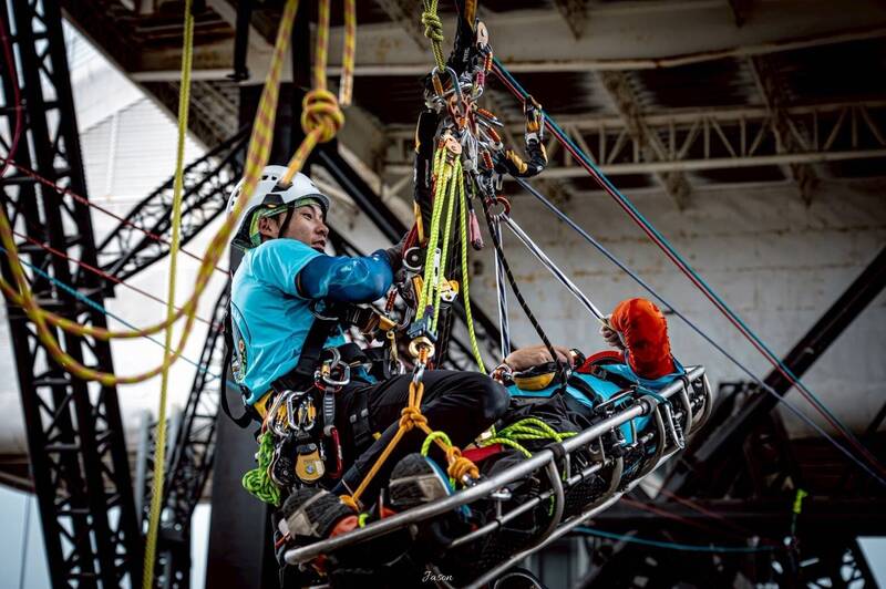 國際繩索救援邀請賽在澎湖代表隊取得第一佳績