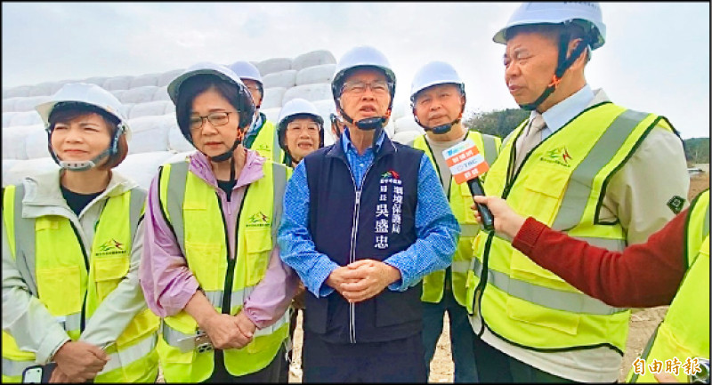 台中大里掩埋場逾40萬噸垃圾 議員促「在地去化」