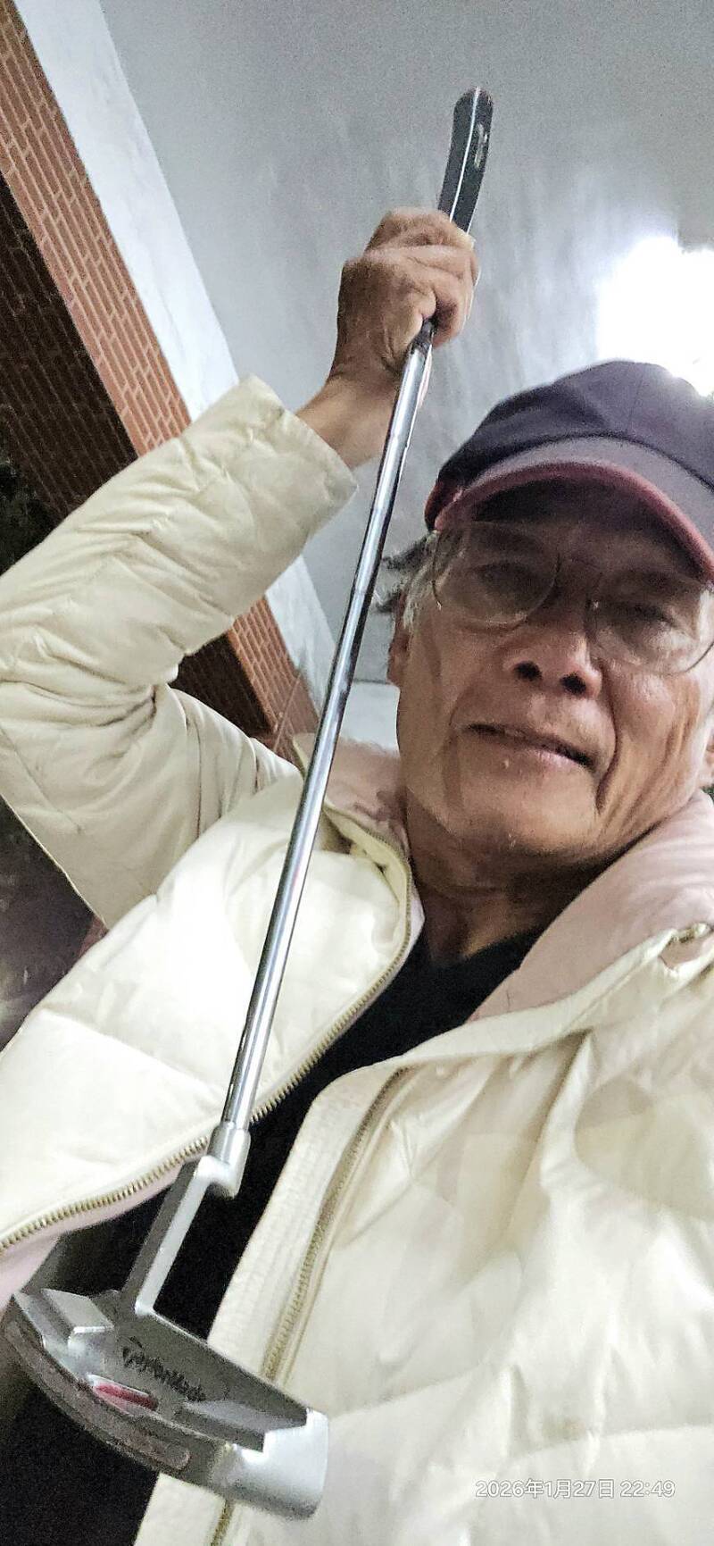 郭男遺失高爾夫球推桿8天後驚傳找回