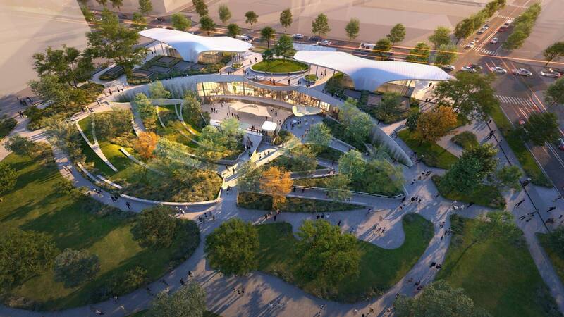 捷運東環段深入內科 大港墘公園Y32站打造科技人的森林驛站