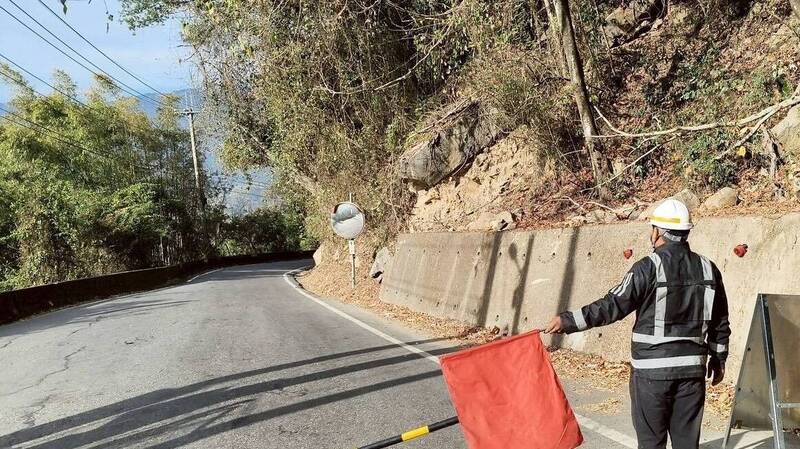 台16線水里、信義兩路段施工 2/1至3/31交管