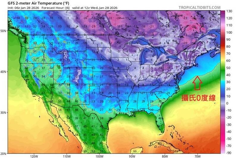 冬季風暴「冰凍美國」釀51死 鄭明典:全境零度下、冷空氣尚未到底