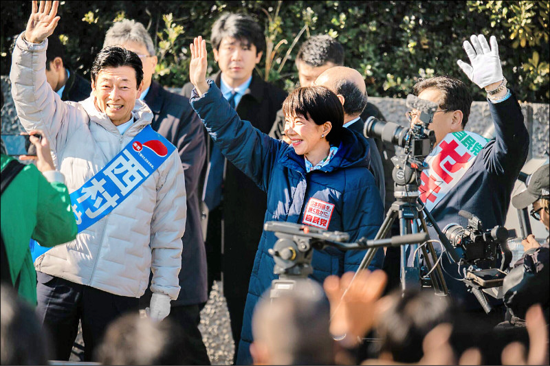 「高」人氣拉抬選情 自民黨有望單獨過半