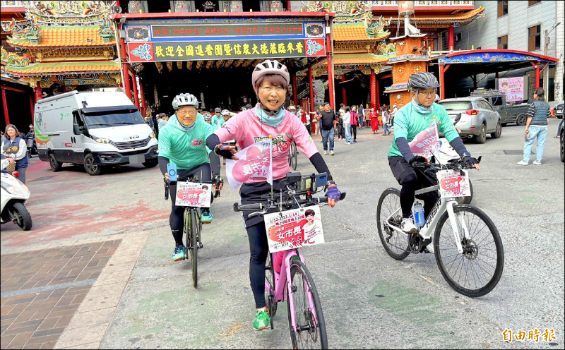 感恩鐵馬行 陳亭妃第二站繞行下營