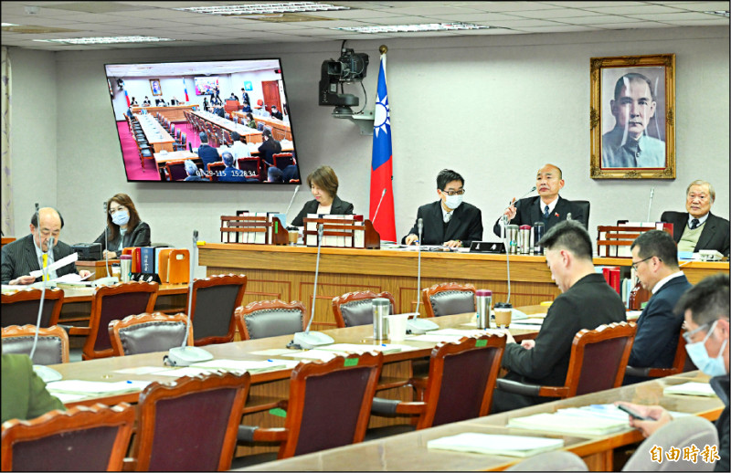 今法案大清倉 藍營將備戰到深夜