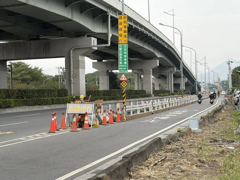 北投大度路機車道分隔島拆除後事故增 北市議員林杏兒促重新分流