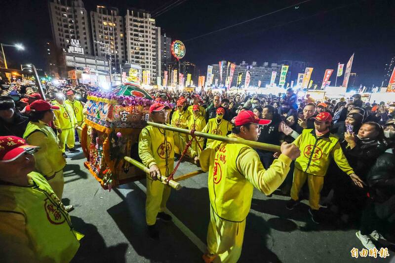 3媽迺大慶夜市!山邊媽、旱溪媽、大庄媽合體 狂吸數千人