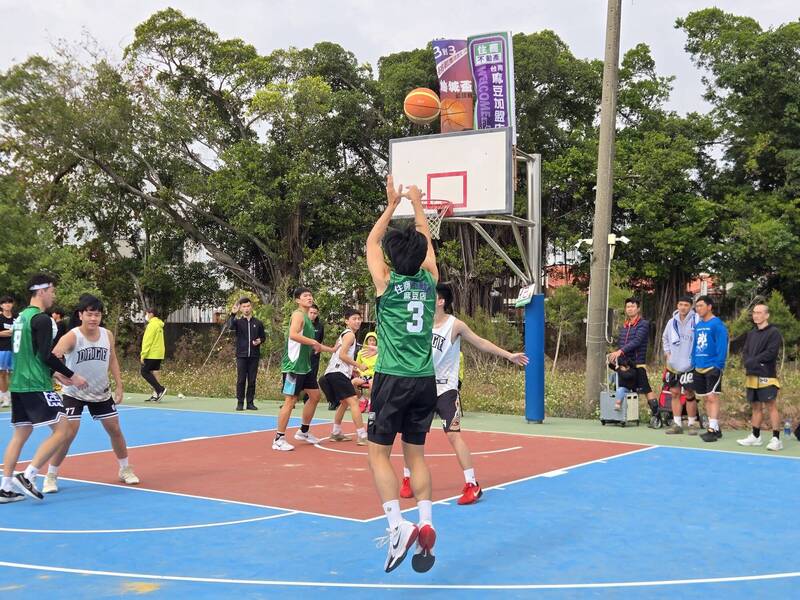 柚城盃三對三籃球鬥牛登場 230隊齊聚麻豆較勁