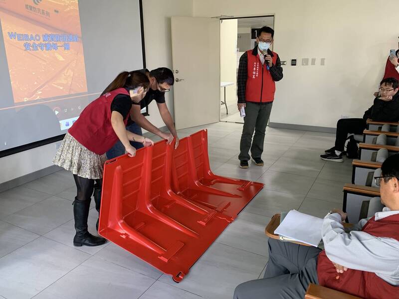 靠「充氣」擋水患!台南祭出新型充氣式防洪牆