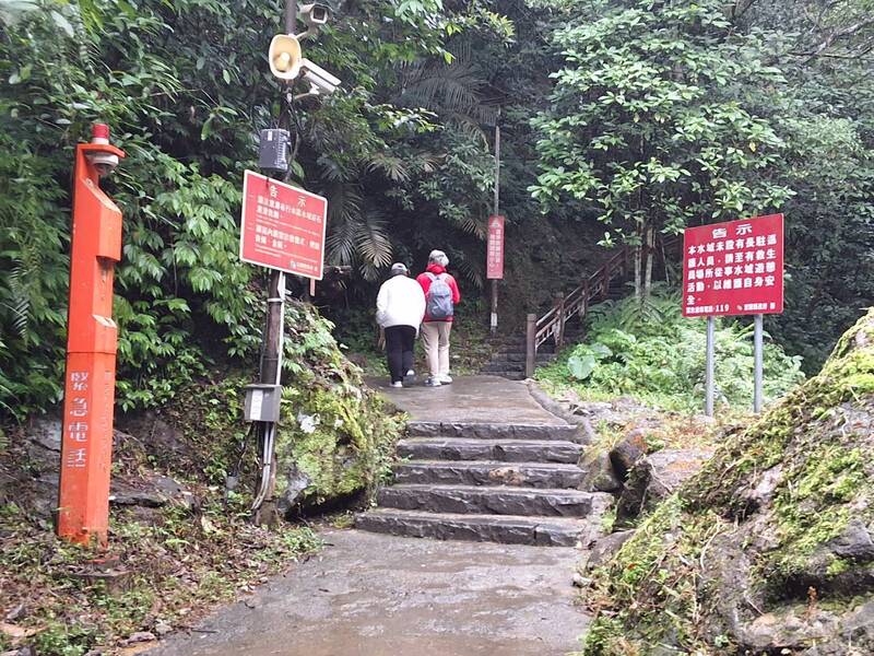 礁溪五峰旗登山步道完成災後復建重新開放。（圖由宜蘭縣府提供）