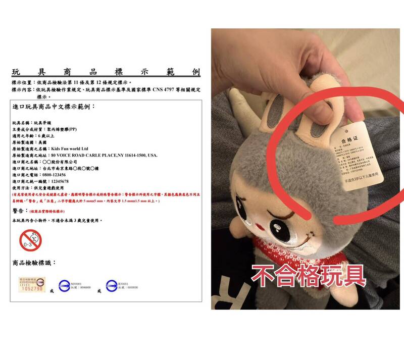 挨轟拿盜版Labubu 吳欣岱反批蔣市府放任違規進口玩具橫行