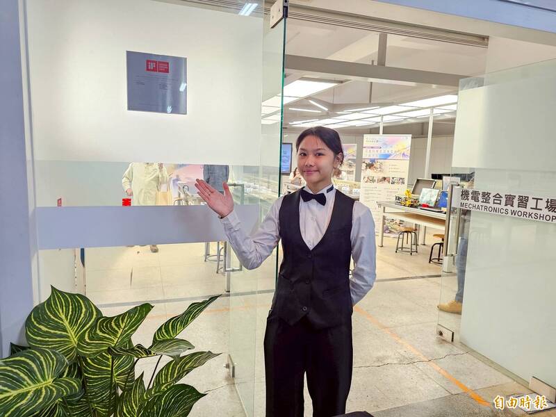 淡水商工機電整合實習工場榮獲德國iF設計獎。（記者羅國嘉攝）