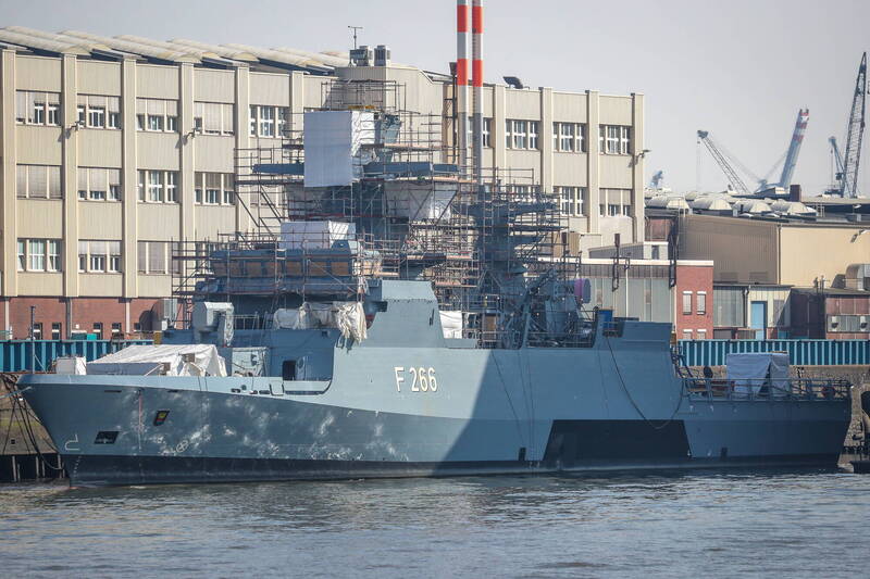 漢堡港軍艦遭破壞 德警逮捕2外籍工人