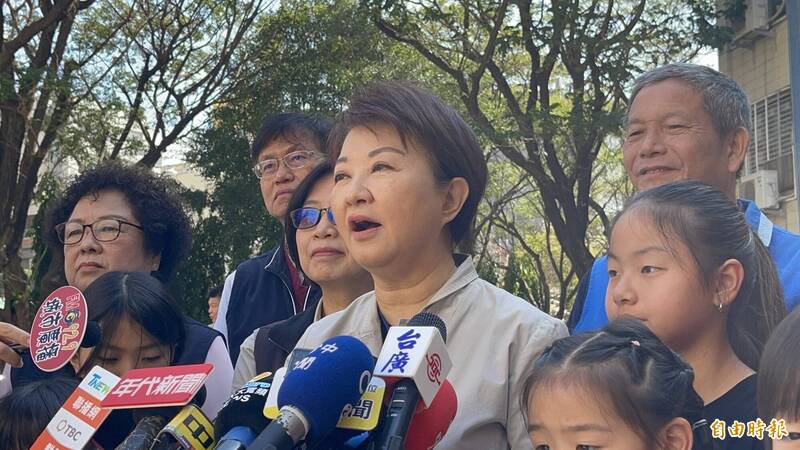 台中市爆非洲豬瘟一口氣有4官員遭彈劾，盧秀燕表示已先重懲完畢。（記者蘇孟娟攝）