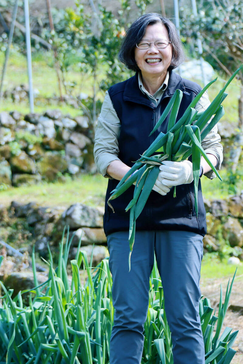 蔡英文退休生活揭密：爬山拔菜但菜是別人煮的