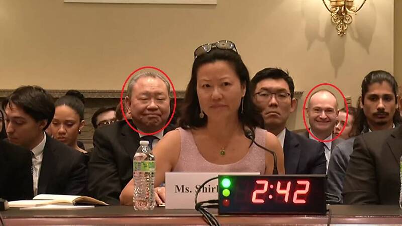 美眾議院聽證會簡淑賢嗆爆國民黨!身後人員偷笑引熱議