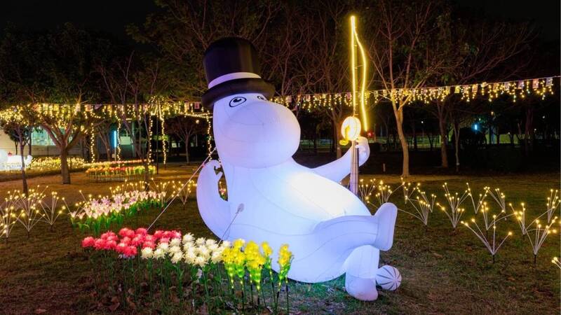 巨型姆明谷極光秀明登場 中台灣燈會交管一次看