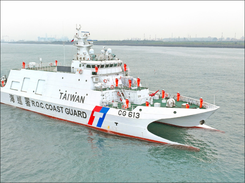 第11艘600噸級巡防艦 海巡「蘭嶼艦」交船