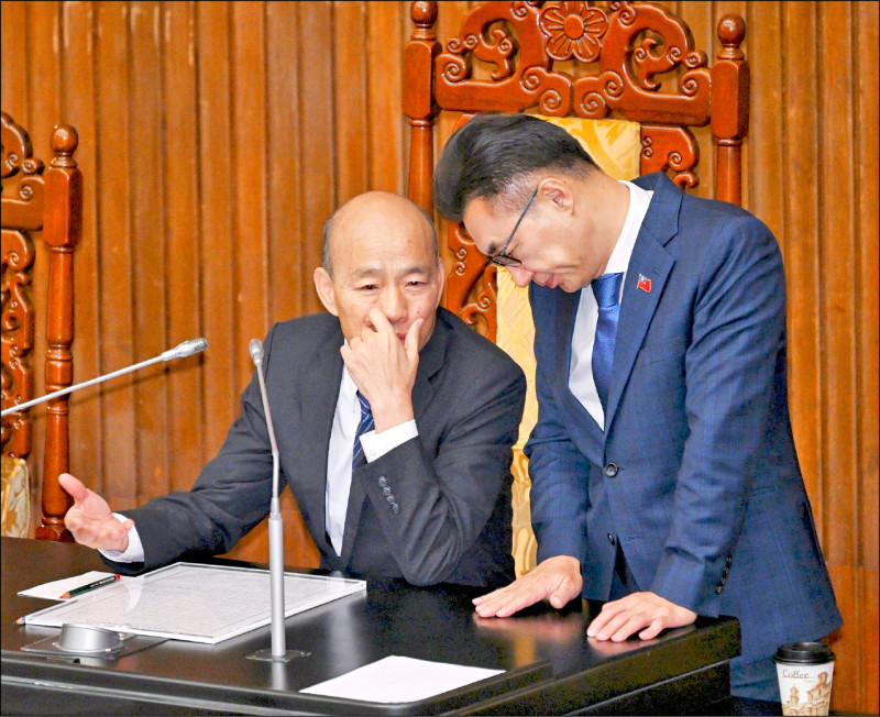 韓國瑜、江啟臣 回應美37議員來函 國防特別預算 立院開議最優先審議