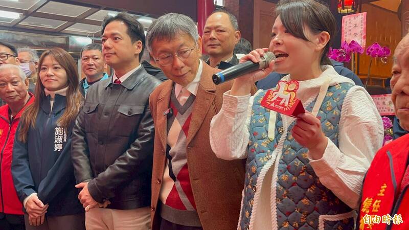 大年初一 柯文哲領軍民眾黨大新竹趴趴走參拜祈福