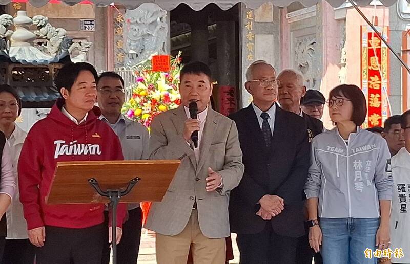 賴清德苗栗參香祈福 鍾東錦、陳品安當面爭取建設 賴清德允重視協助