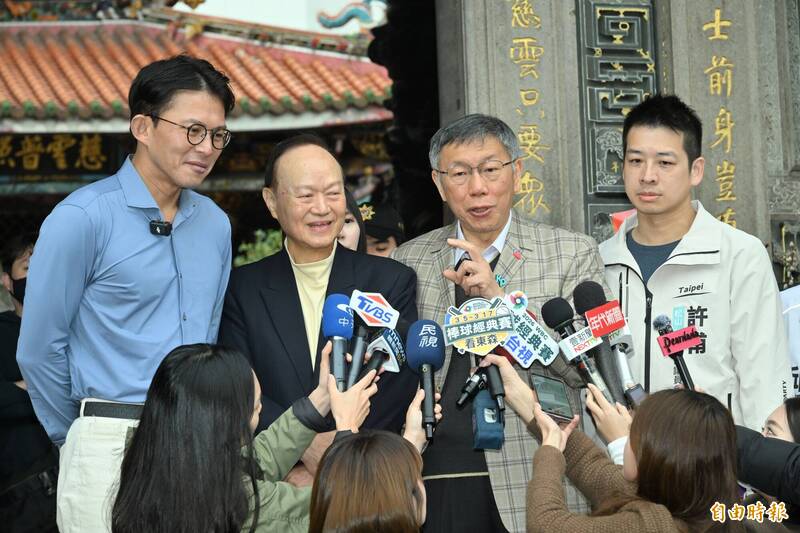 黃國昌擬開晚間政論節目突破封鎖 柯文哲:叫我去我就參加