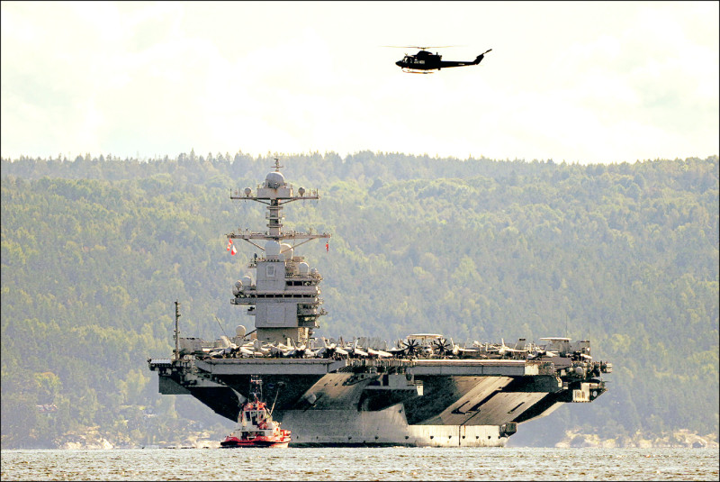 全球最大航艦 美軍福特號週末抵達中東 全面攻伊 川普幕僚:90%機率