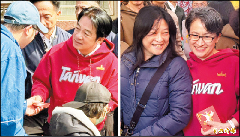 全台發福袋》賴清德化身財神爺 蕭美琴喜遇國中同學