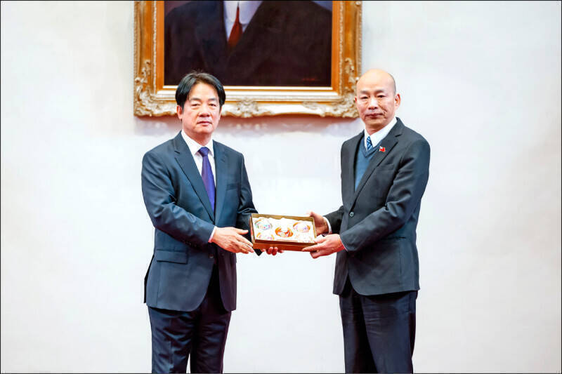 賴總統開工首日邀五院院長茶敘 盼捐棄成見、加強憲政合作