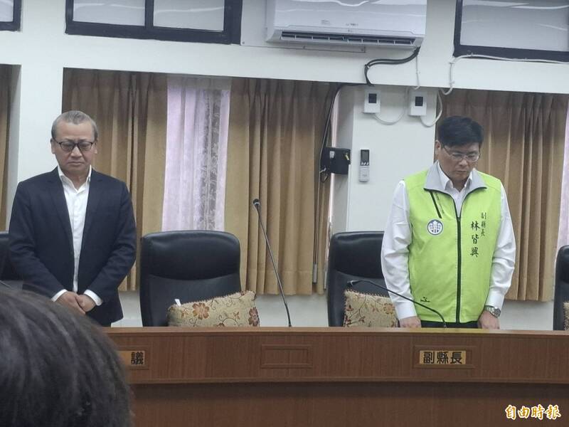澎湖縣長陳光復首次缺席縣務會議 副縣長林皆興指示縣務穩定推動