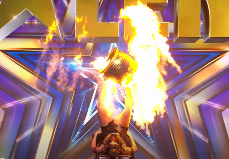 台灣女孩楊立微登《英國達人秀》玩火!評審表情成另一亮點