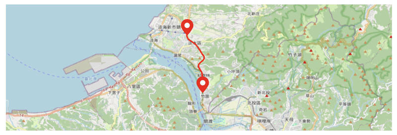 台2線淡水坪頂路至新市二路四段 3/2~3/6部分時段施工管制