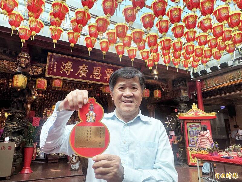 獨家》台日友好!中壢仁海宮信眾 跨海為高市早苗點燈祈福