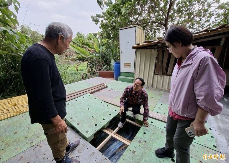 台中旱溪 「神秘平台」!掀開驚見大量裝潢廢棄物 1嫌到案