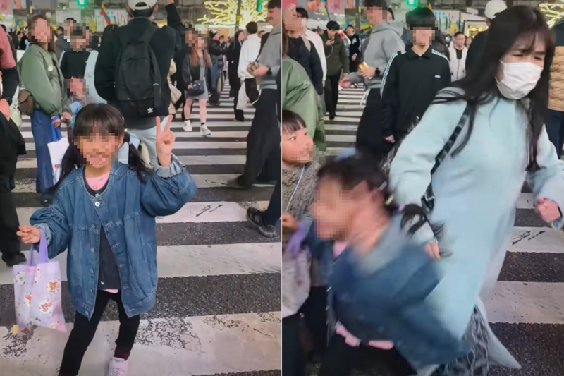 台灣女童在澀谷被撞飛!網友揭「日本4地常見」:專挑女生