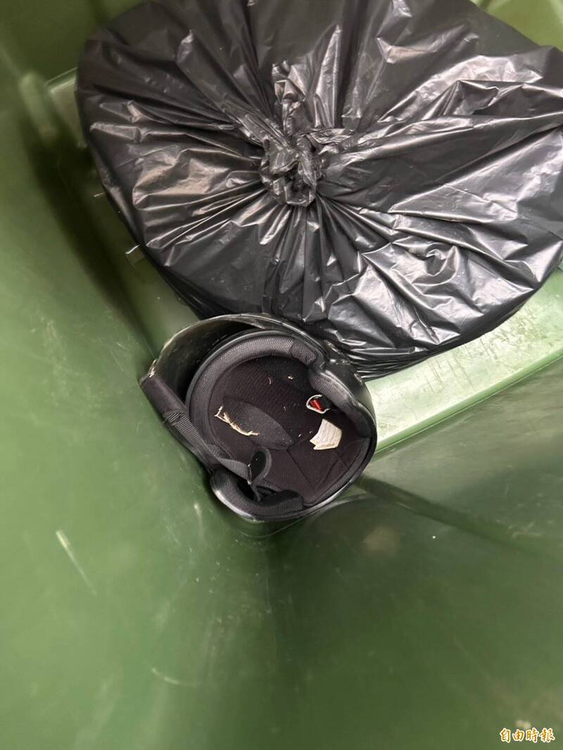 「風」竟成小偷?安全帽遭吹走被當垃圾丟 警急救回