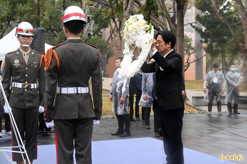 駁斥中天稱賴清德出席228中樞紀念遲到 總統府還原時間序