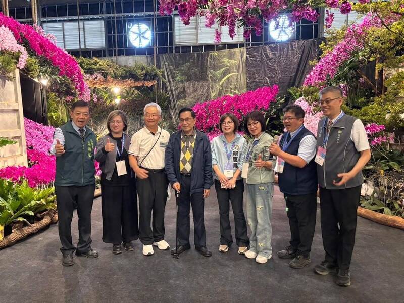 觀賞台灣國際蘭展 陳水扁曝今年吸睛亮點