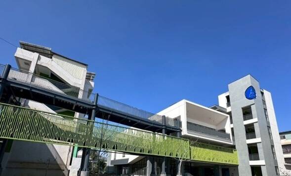 90年歷史高雄林園高中 嶄新圖書資訊大樓將完工