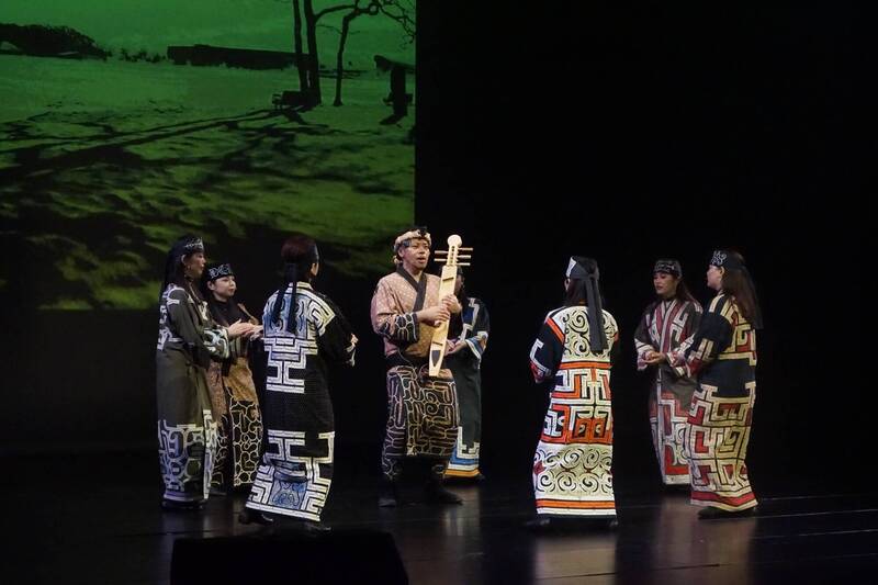 台日原住民深化交流 日本愛努族Upopoy登深山歌劇院演出