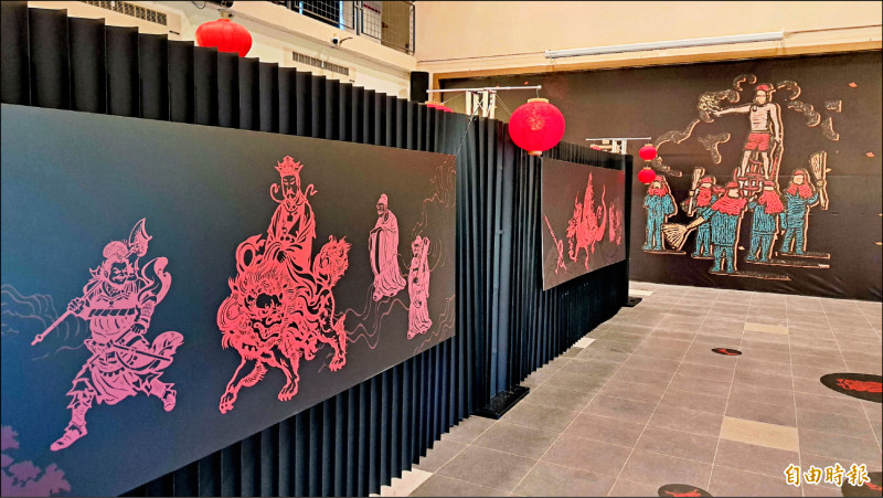 三官出巡圖VR台東首展 神將走出畫布
