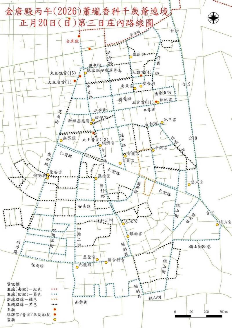 台南佳里金唐殿「蕭壠香」6日起3天遶境 警公布易壅塞道路