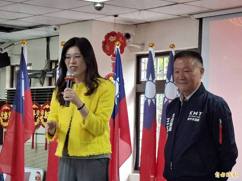 鄭麗文竹市新春團拜定調「藍白合」 支持高虹安拚連任