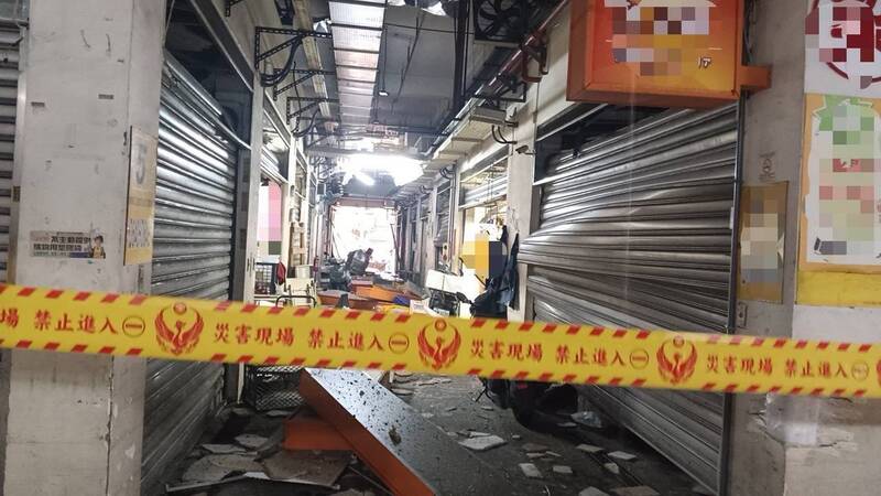 現場已拉起封鎖線。（民眾提供）