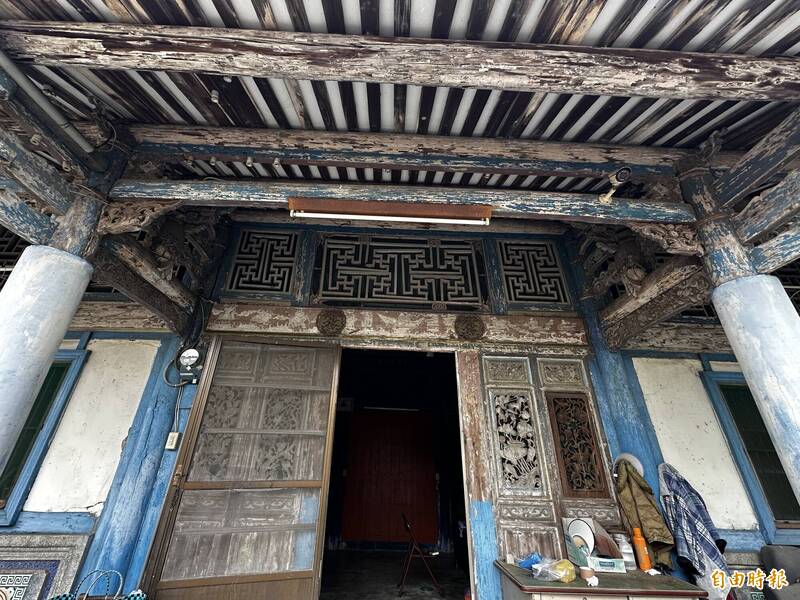 台南白河吳志高都閫府預計2個月後拆除。（記者劉婉君攝）