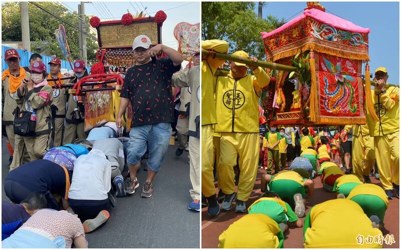 大甲媽與白沙屯媽沿山海線同日進彰化 信徒期待驚喜會師