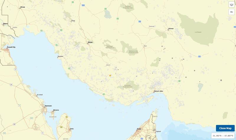 伊朗南部發生規模4.4淺層地震 震源深度僅10公里