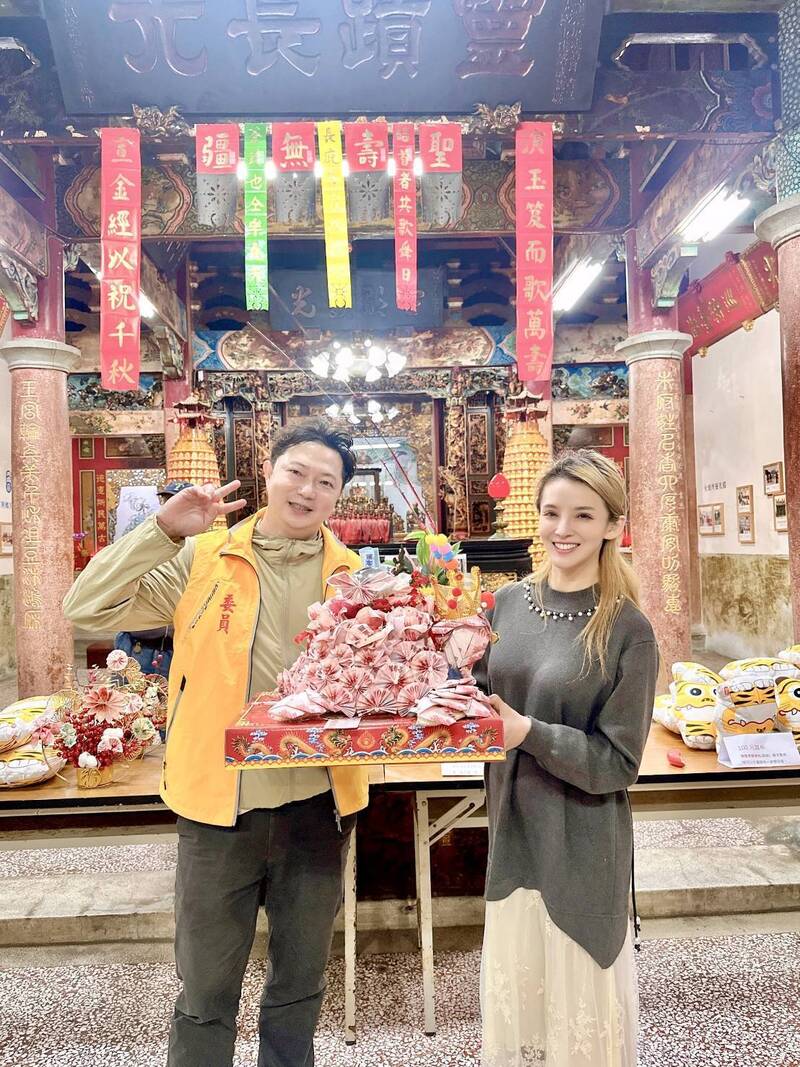 澎湖馬公靈光殿「有錢花龜」 藝人江泳錡寫下連莊紀錄