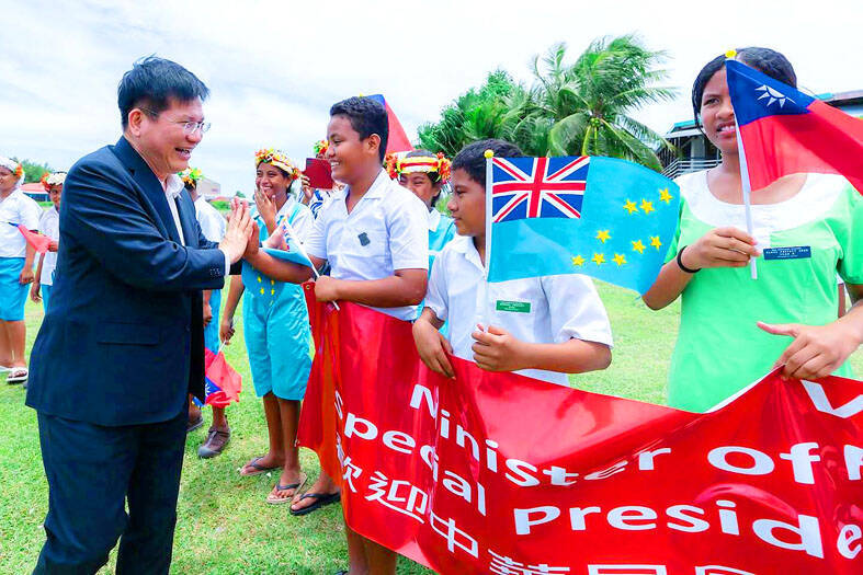 《TAIPEI TIMES》Foreign minister leads delegation to Tuvalu