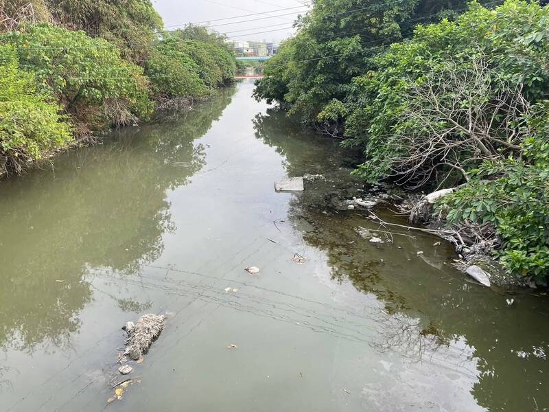高市林園大排變黑泛油污 造紙廠施工釀禍最重罰600萬